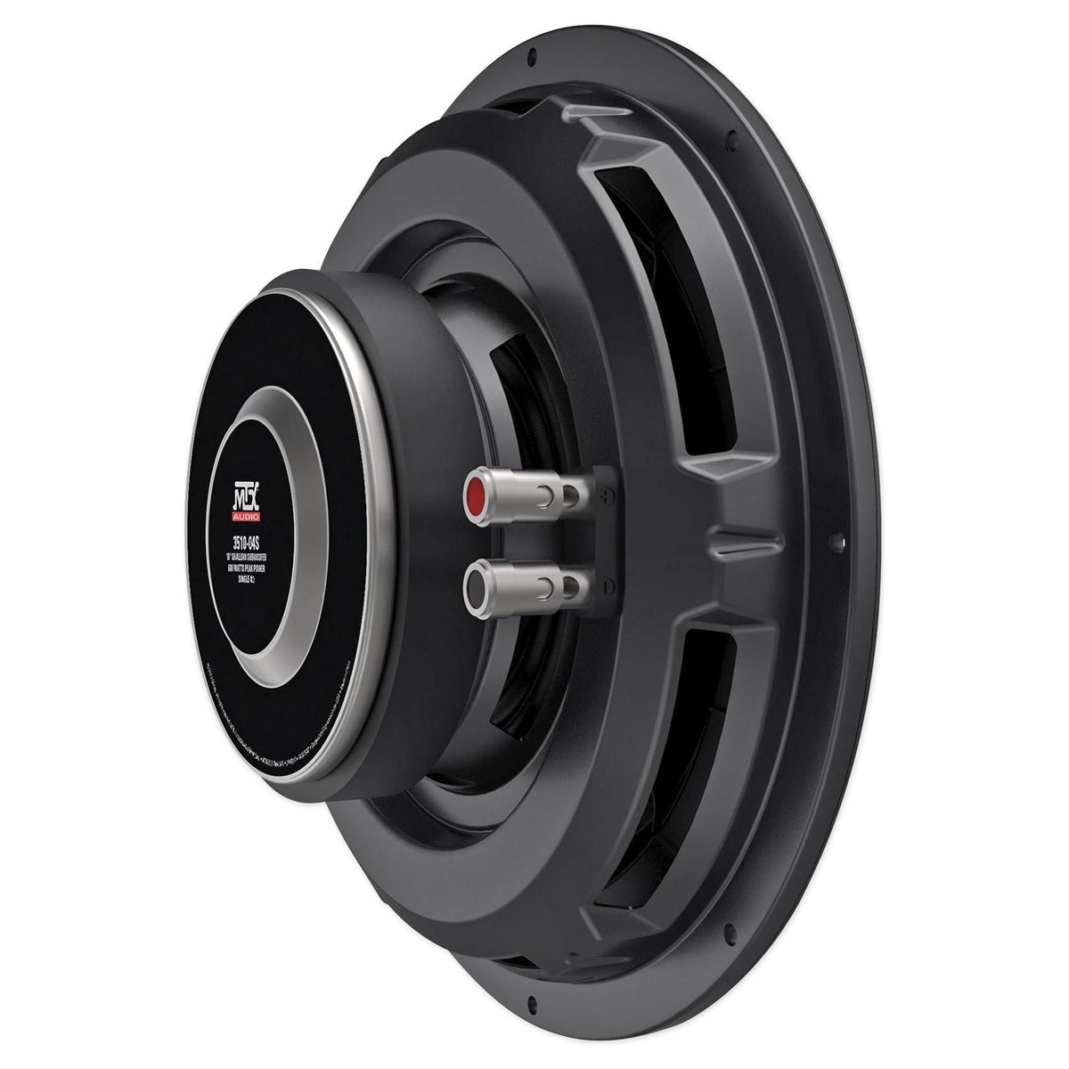 3510-04S 10" Shallow-Mount Subwoofer Pair, SVC 4-Ohm