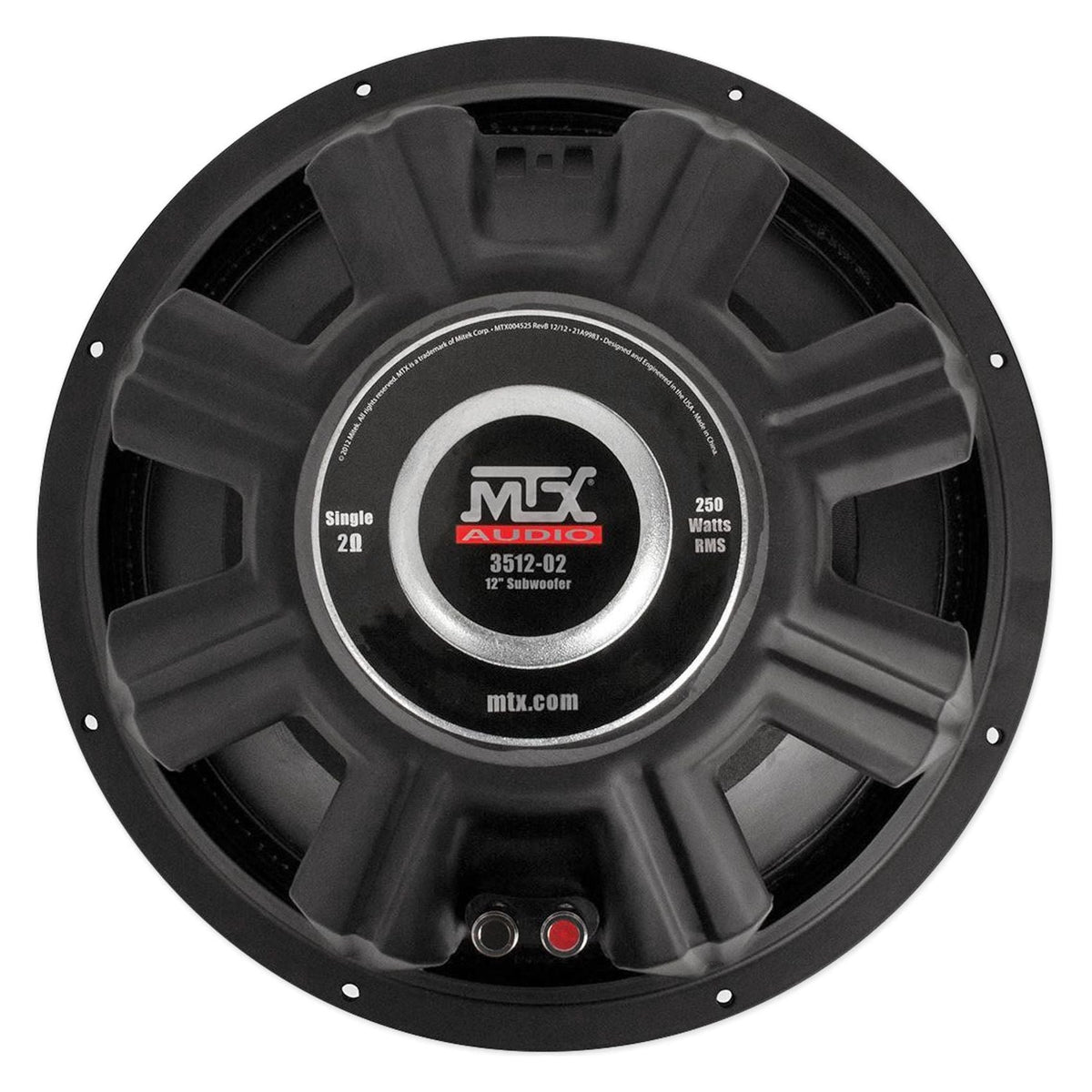 3512-02 12" Subwoofer Pair with Krypton-M1 Amplifier and Wiring Kit