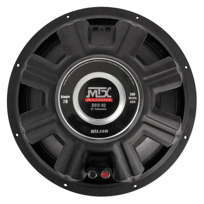 3512-02 12" Subwoofer Pair with Krypton-M1 Amplifier and Wiring Kit