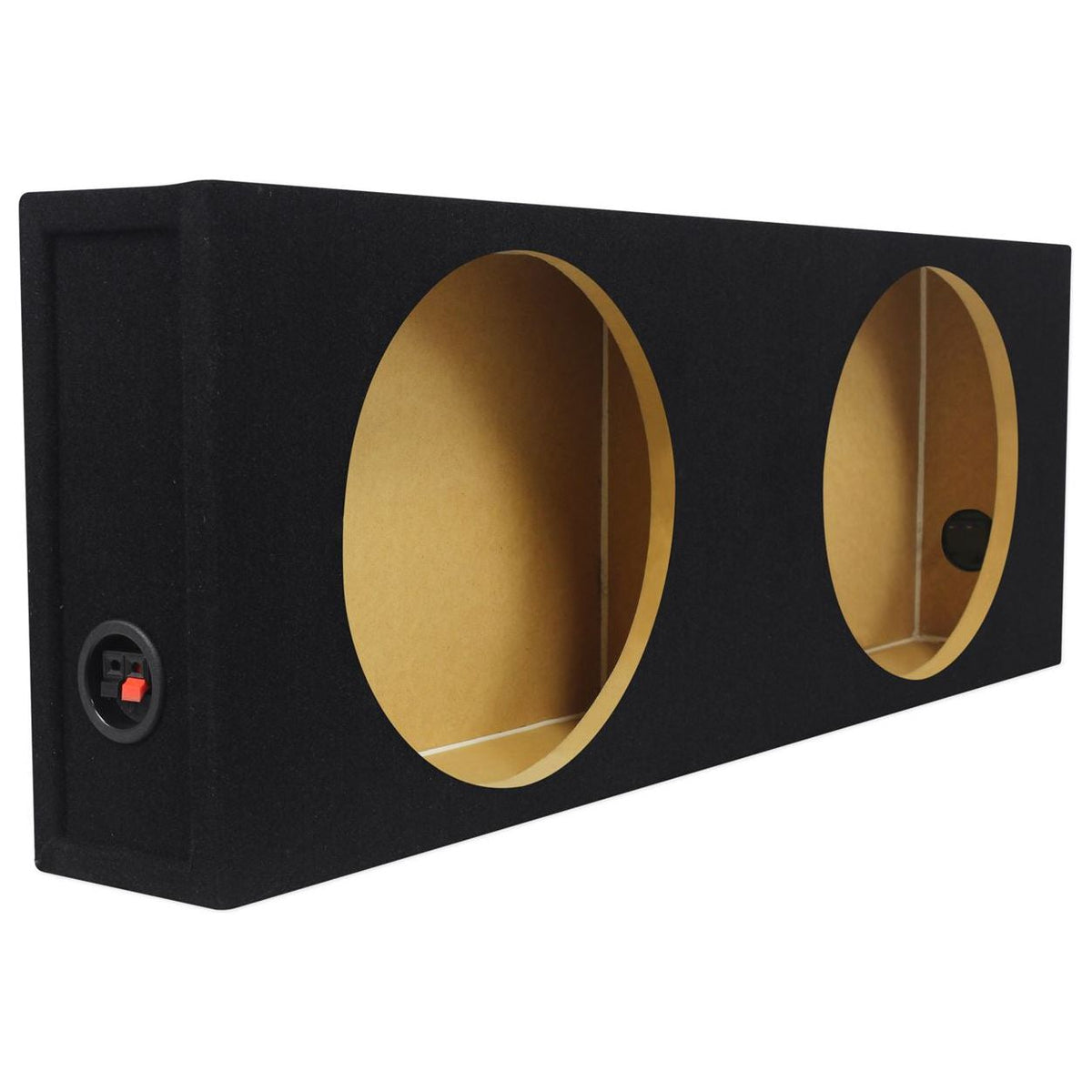 (2) MTX 3512-04S 12" 1200w Shallow Car Subwoofers+Sealed Slim Sub Box Enclosure