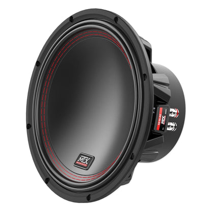 (2) MTX 5510-22 10" 1600w Car Subwoofers+Sealed Sub Box+Mono Amplifier+Amp Kit