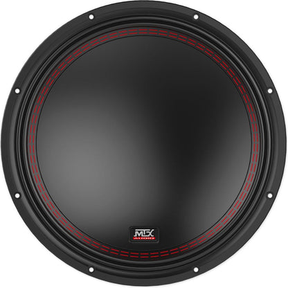 (2) MTX 5512-22 12" 1600w Car Subwoofers+Sealed Sub Box+Mono Amplifier+Amp Kit