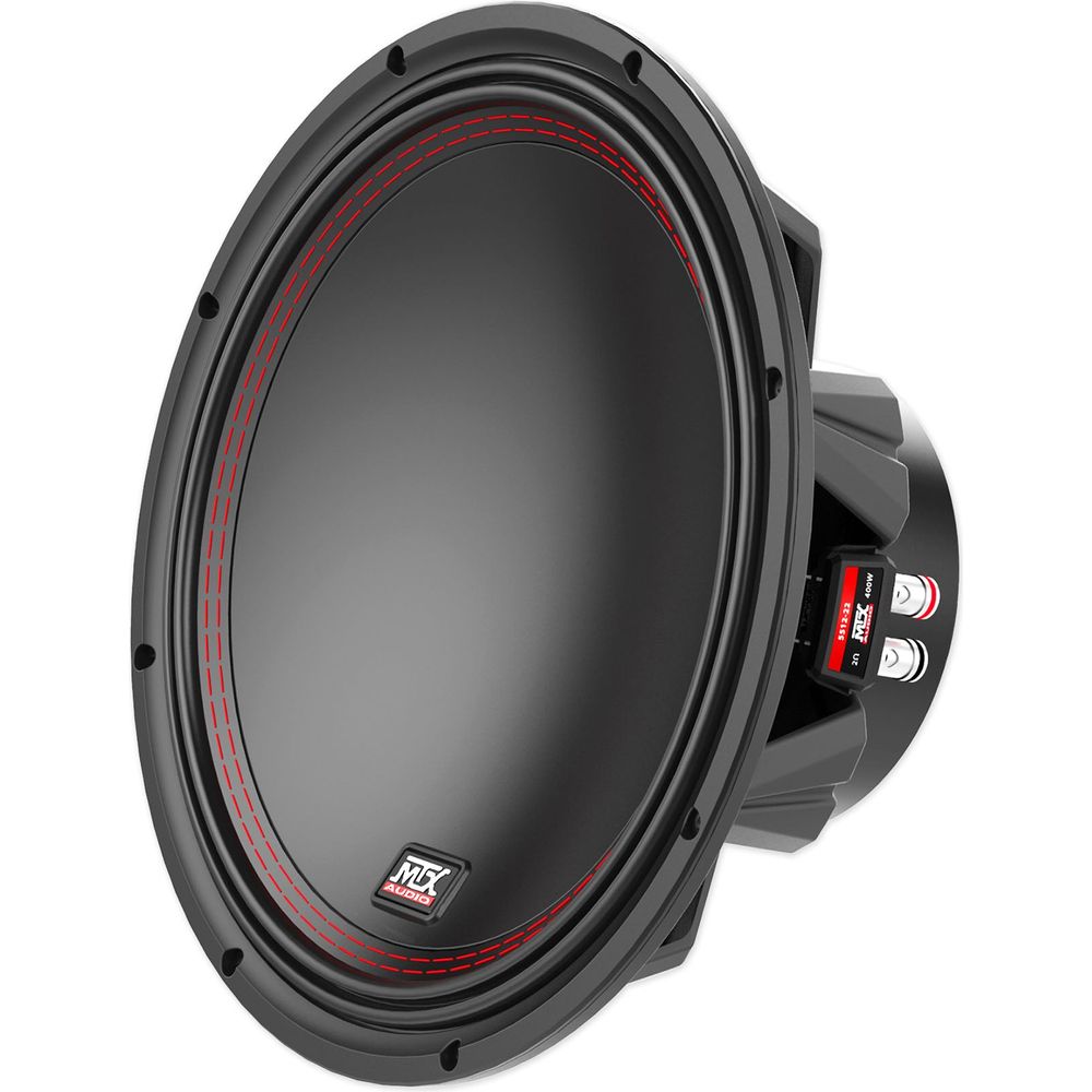 (2) MTX 5512-22 12" 1600w Car Subwoofers+Sealed Sub Box+Mono Amplifier+Amp Kit