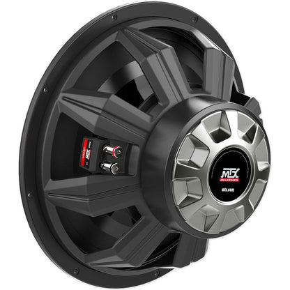 (2) MTX 5512-22 12" 1600w Car Subwoofers+Sealed Sub Box+Mono Amplifier+Amp Kit