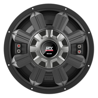 (2) MTX 5512-44 12" 1600w Car Subwoofers+Sealed Sub Box+Mono Amplifier+Amp Kit