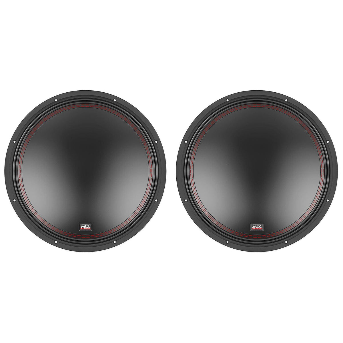 (2) MTX 5515-22 15" 1600 Watt Peak DVC 2-ohm Car Audio Subwoofers Subs