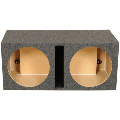 (2) MTX 5515-22 15" 1600w Car Subwoofers+Vented Sub Box+Mono Amplifier+Amp Kit