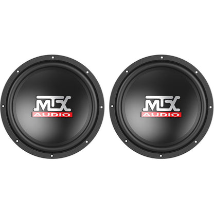 (2) MTX Terminator TN10-04 10” 600 Watt 4 Ohm Car Audio Subwoofers Subs