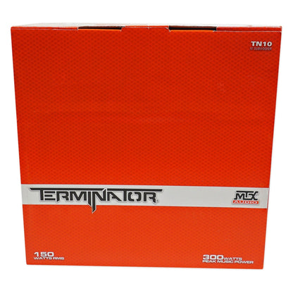 (2) MTX Terminator TN10-04 10” 600w Car Audio Subwoofers+Mono Amplifier+Amp Kit