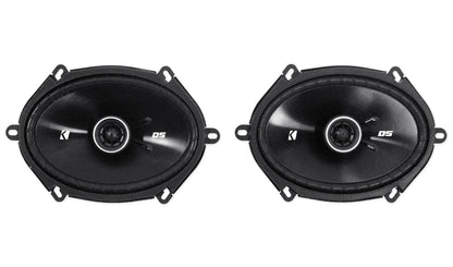 6x8" Speaker, 4-Channel Amplifier & Wiring Kit Bundle