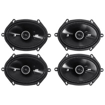6x8" D-Series 200 Watt 2-Way Car Speakers, 2-Pair Set
