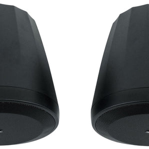 2) JBL Control 64P/T 4" 30w Commercial 70v Black Hanging Pendant Speakers C64P/T