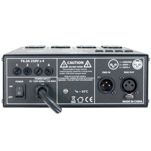 American DJ ADJ DP-DMX20L Portable 4-Channel Universal DMX Dimmer/Switch Pack