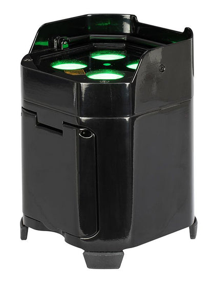 Element H6 Pak (6) RGBAW+UV Wireless DMX Lights + Fogger + Effect Light