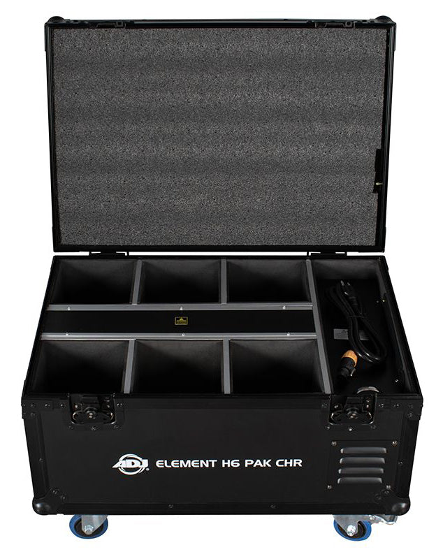 Element H6 Pak Chr (6) RGBAW+UV Outdoor Wireless DMX Wash Up-Lights