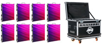 (8) EVS3 Vision Series LED Video Panels + VSFC8 Flight Case
