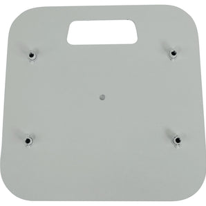 Rockville Top+Bottom Black Totem Plates For RTP33-TV (Turn your stand White)