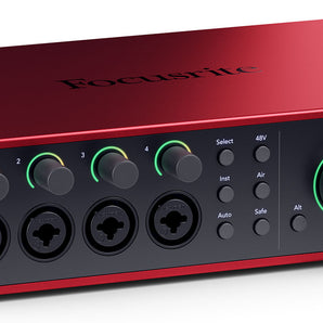 Focusrite SCARLETT 18I16 4G 4th Gen 24bit 192 kHz Recording Interface+Microphone