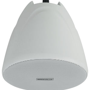 Rockville PEN-40T White 4" 70V Hanging Pendant Speaker Commercial/Restaurant