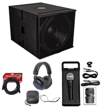 Imperio Pro IMP118 18" Active Subwoofer w/DSP+Mic+Headphones+Cable