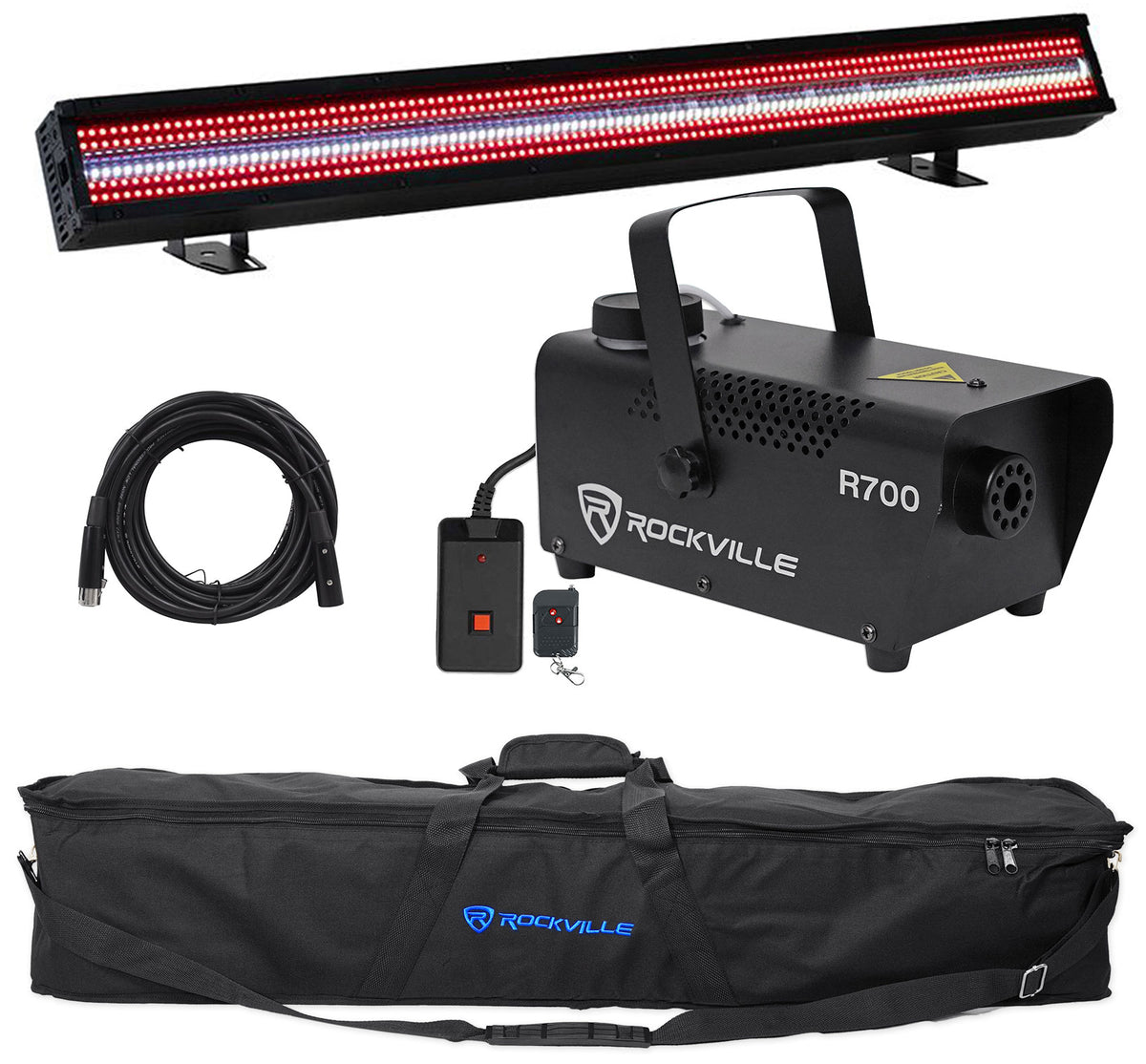 Jolt Bar FXIP RGB SMD LED DMX Wash Light Strip + Bag + Cable + Fogger