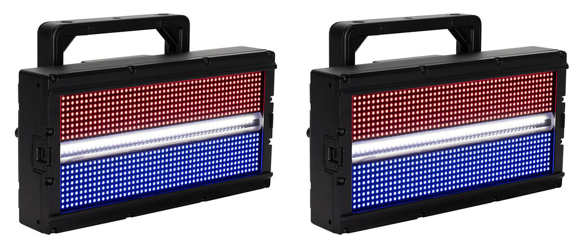(2) Jolt Panel FXIP RGBW SMD LED DMX Strobe/Wash Lights