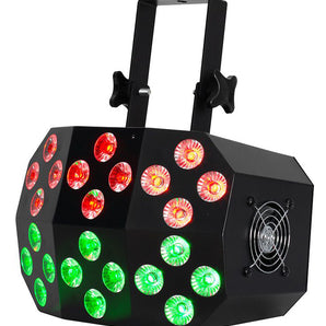 Eliminator Lighting ADJ Mega Wash 24 240 Watt Hex LED RGBWA+UV Wash Light+Remote