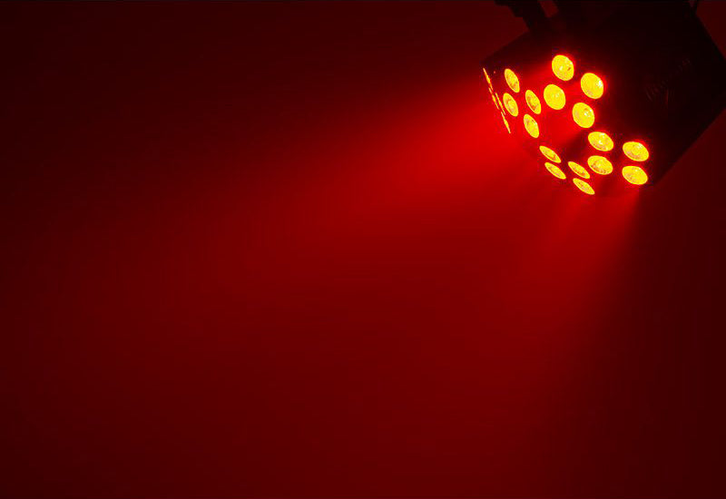Mega Wash 24 240 Watt Hex LED RGBWA+UV Wash Light + Remote