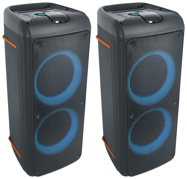 Pair Rockville ROCK PARTY 9 Home/Portable Bluetooth Speakers