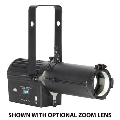 (2) American DJ Encore Profile Mini WW Warm White LED DMX Ellipsoidal Spot Lights