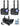 (2) American DJ Encore Profile Mini Color RGBWAL Ellipsoidal Spot Lights+Fogger