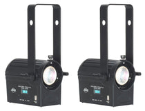 (2) American DJ Encore Profile Mini WW Warm White LED DMX Ellipsoidal Spot Lights
