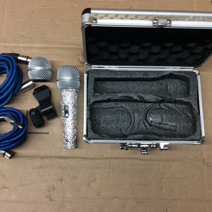 RMC-ICE Pro Diamond Vocal Microphone With Great Sound + Case + Cable