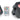 (2) Rockville MINI RF4 V2 Black DJ/Party Wash Lights+RF Remote+APP+Wireless DMX