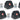(5) Rockville MINI RF1 V3 Black Bright DJ/Party LED Wash Up Lights+RF Remote+APP