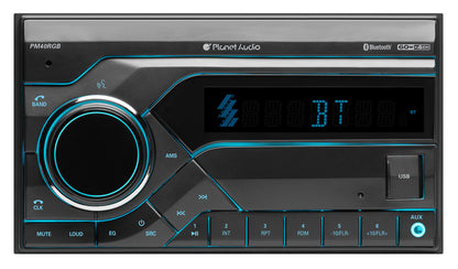 PM40RGB 2-Din Digital Media Car Stereo Receiver