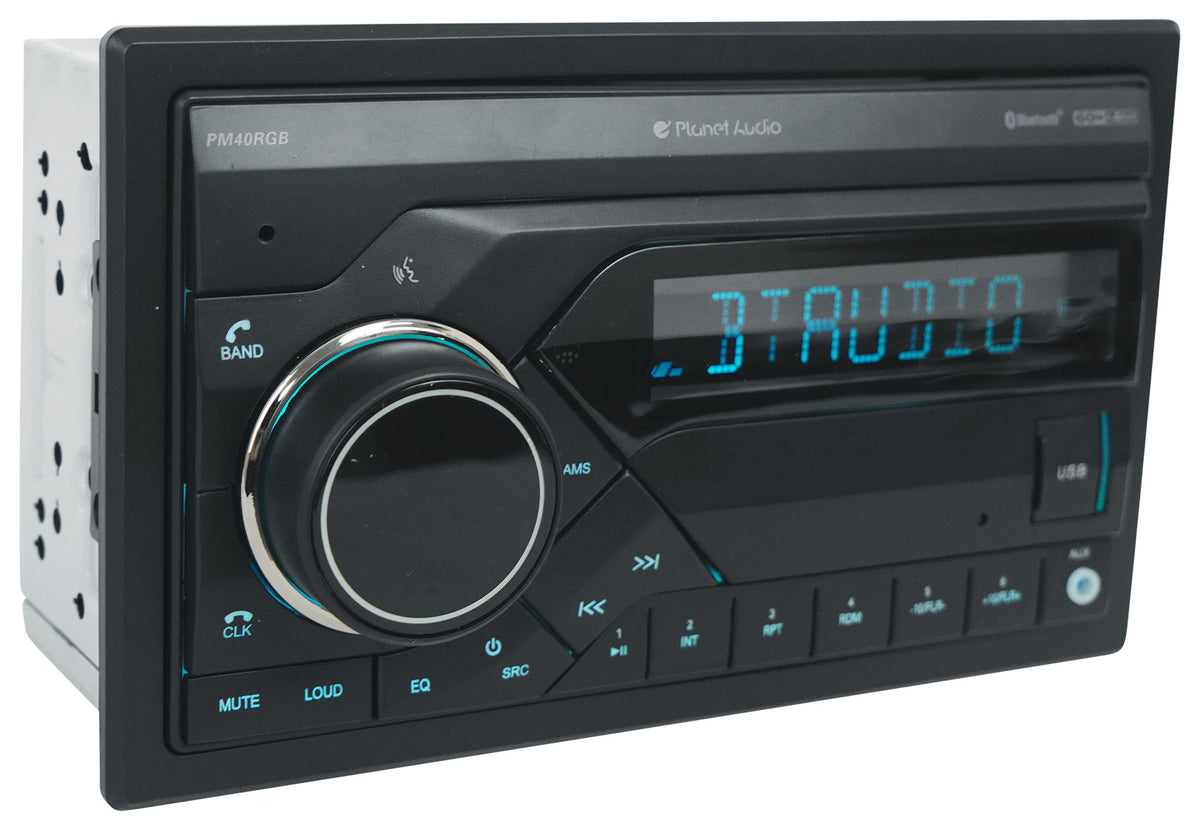 PM40RGB 2-Din Digital Media Car Stereo Receiver
