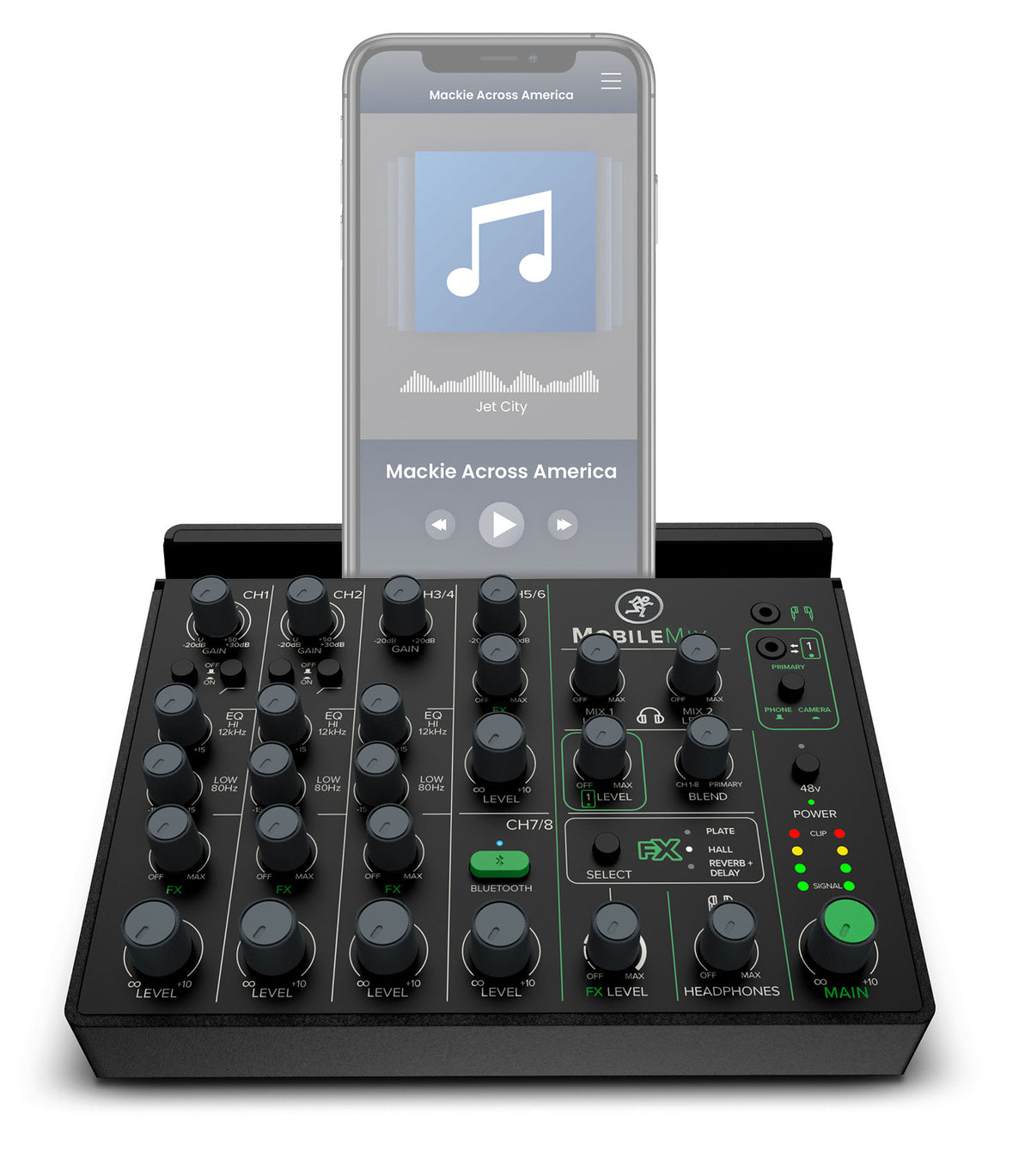 MobileMix USB-Battery Powered Phone/Tablet Live Sound/Streaming Mixer
