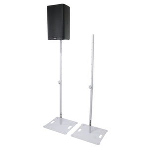 ProX X- POLARIS WH X2 Set/2 Polaris Speaker stand in White with Carry Bags