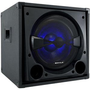 Rockville BASS BLASTER 12 12" 800w Powered Home Audio Subwoofer Theater Sub