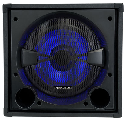 Rockville BASS BLASTER 12 12" 800w Powered Home Audio Subwoofer Theater Sub