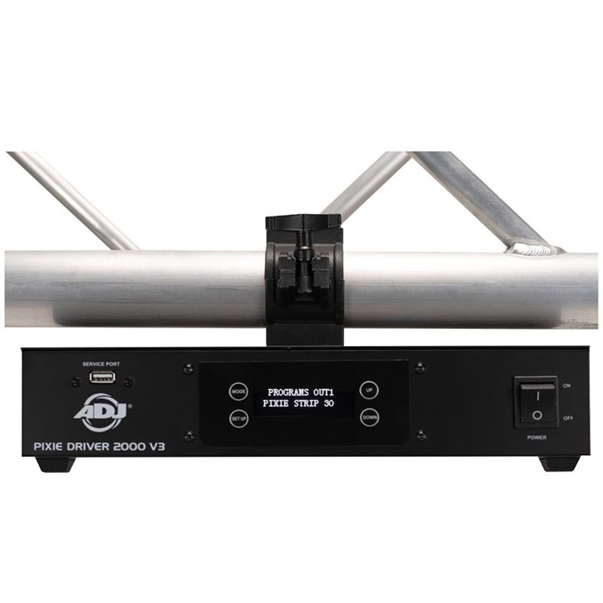 (2) Pixie Strip-60 LED Pixel Strip Lights + Pixie Driver 2000 V3 + Haze Machine
