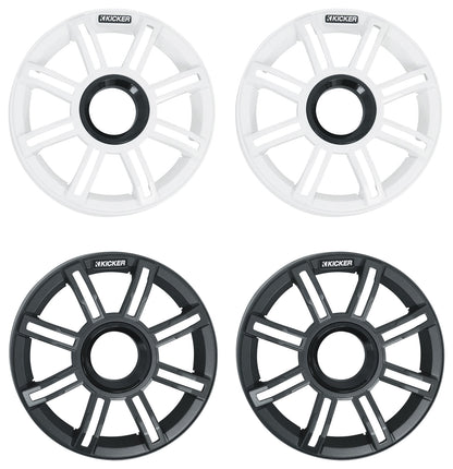 Pair KICKER 51MSC65 MSC65 6.5" 200 Watt Premium Marine Speakers 4-Ohm