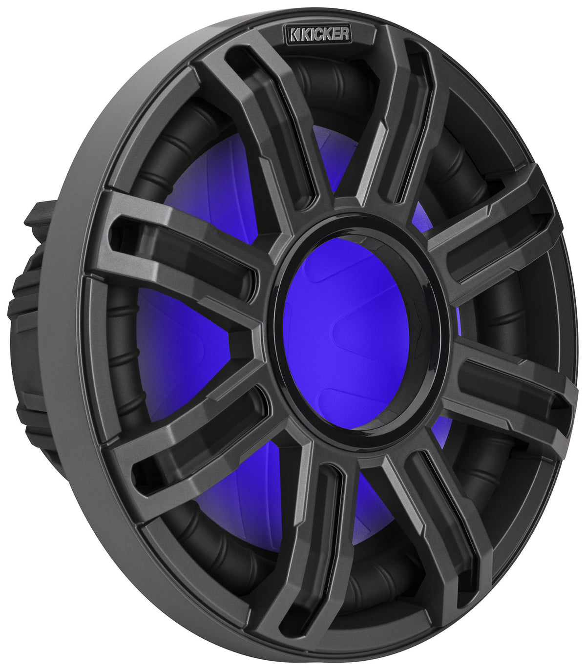 KICKER 51MWF124 12" 450 Watt RMS Marine Boat Free Air Subwoofer 4-Ohm Sub