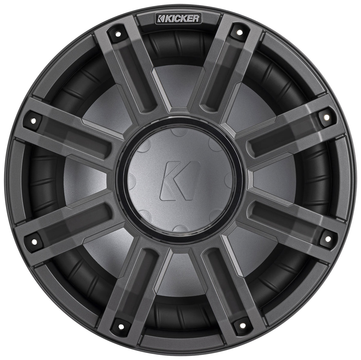 KICKER 51MWF124 12" 450 Watt RMS Marine Boat Free Air Subwoofer 4-Ohm Sub