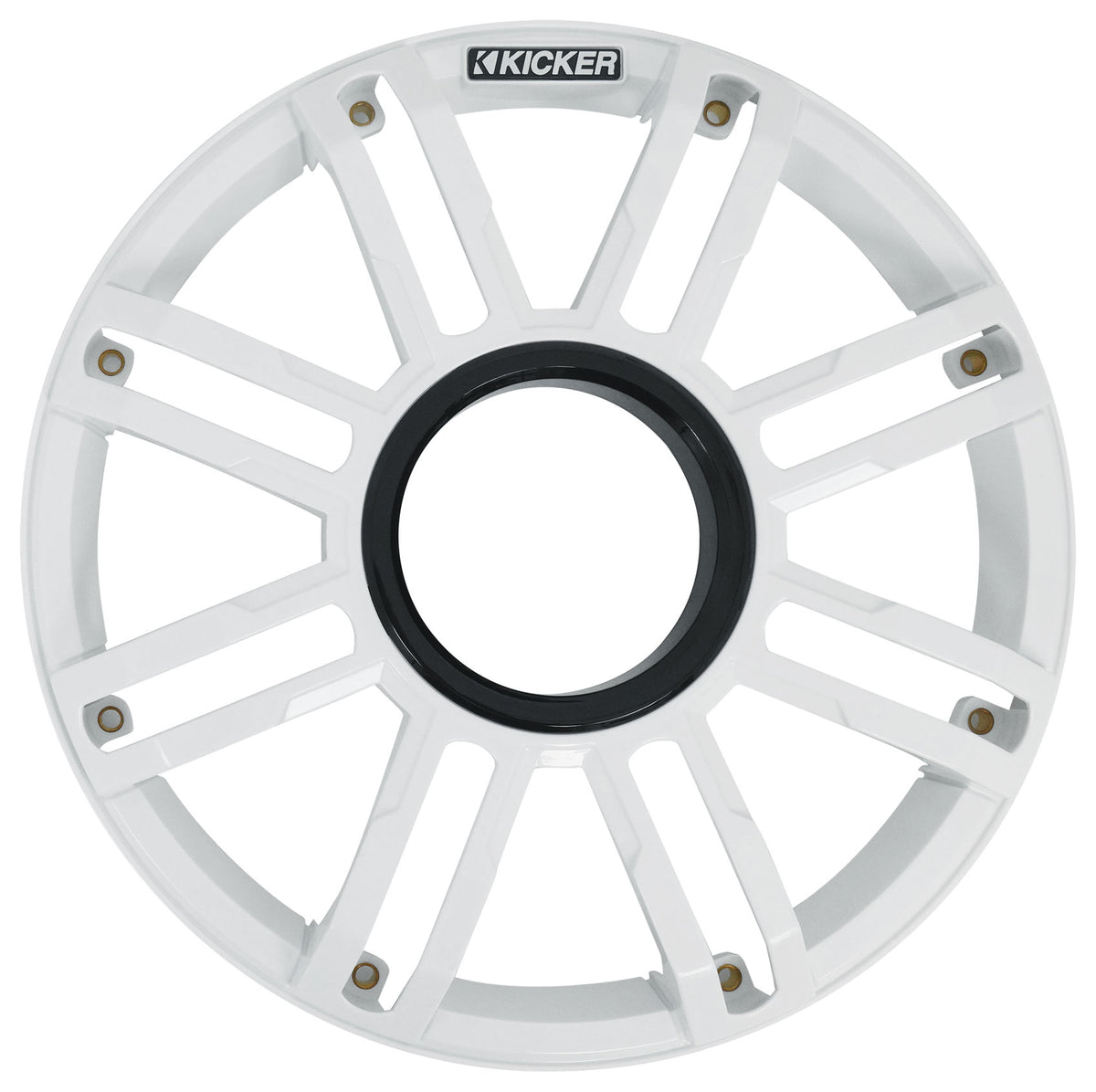 KICKER 51MWG10W MWG 10" Premium White Subwoofer Marine Grille