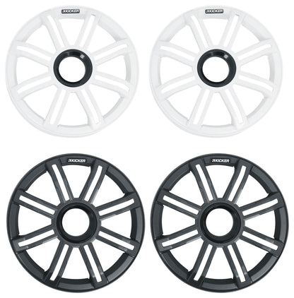 Pair KICKER 51MSS8 8" 400 Watt Premium Marine Component Speakers 4-Ohm MSS8
