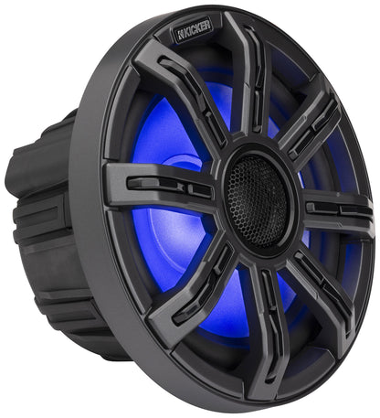 Pair KICKER 51MSC8 MSC84 8" 400 Watt Premium Marine Boat Speakers 4-Ohm