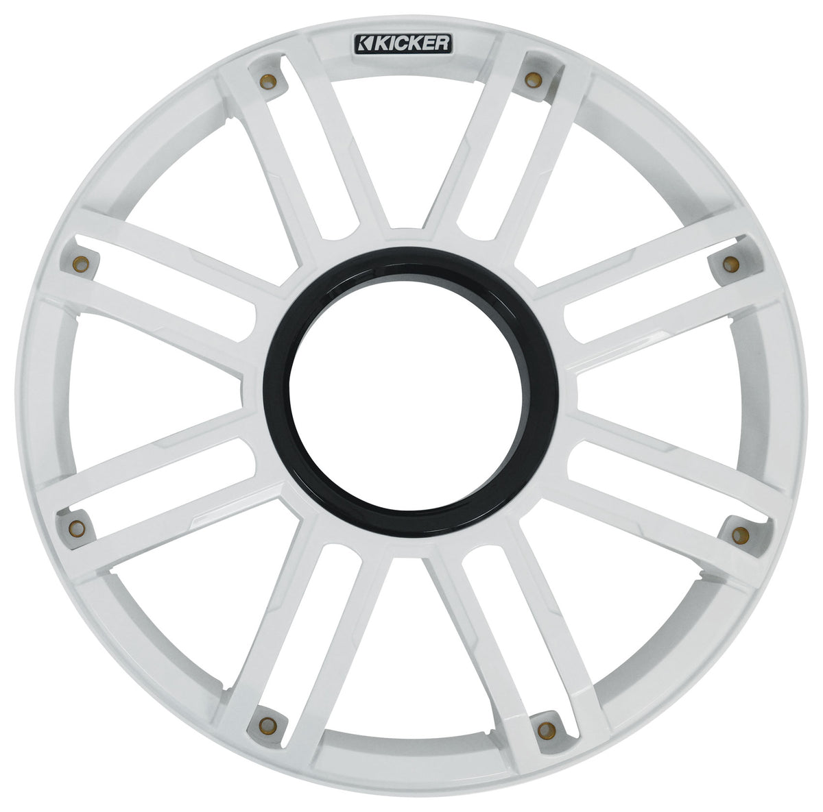 KICKER 51MWG12W MWG 12" Premium White Subwoofer Marine Grille