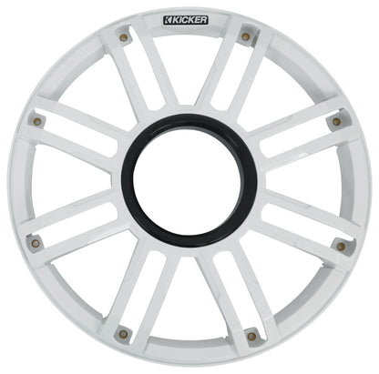 KICKER 51MWG12W MWG 12" Premium White Subwoofer Marine Grille
